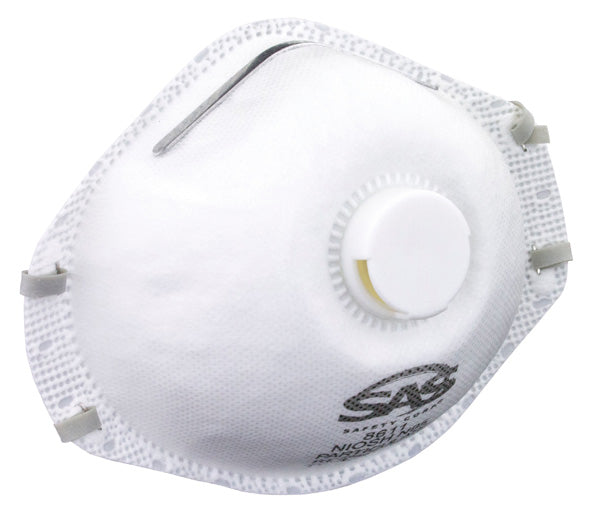 Sas N95 Valved Particulate Respirator Box Of 10