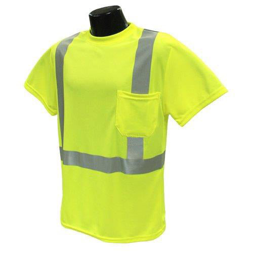 Worx Lime Class II T-Shirt Short Sleeve Medium