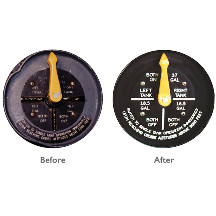 Fuel Selector Plate C180 79GAL