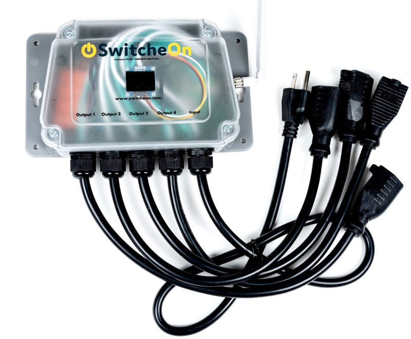 Switcheon 4 Channel 15 Amp Base Remote Power Switch