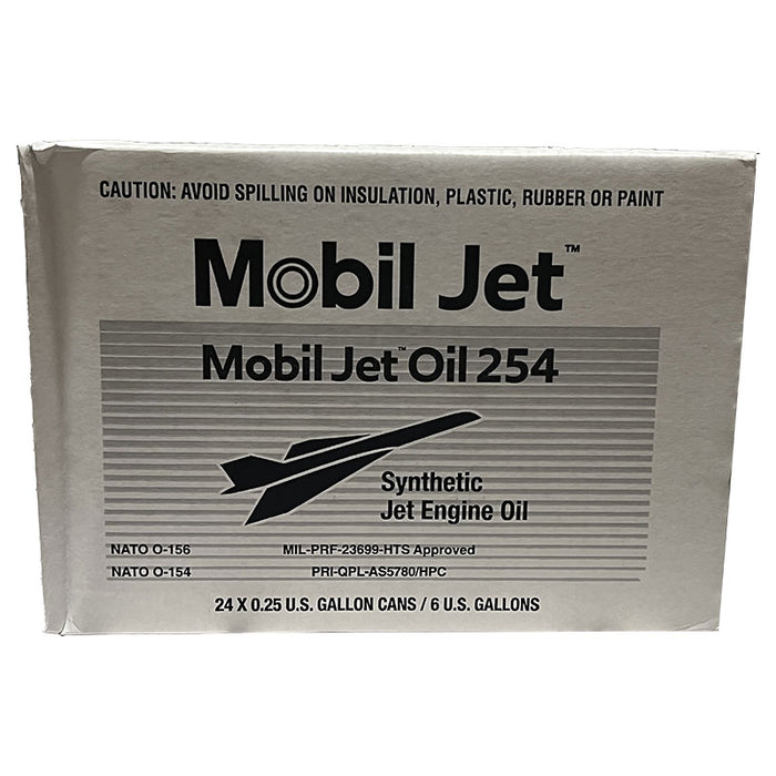 Exxon Mobil JET OIL 254 Case OF 24 QTS