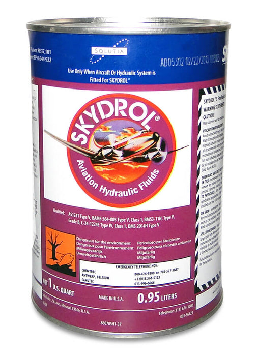 Skydrol Hydraulic Fluid 5 - Single Gallon - Dented