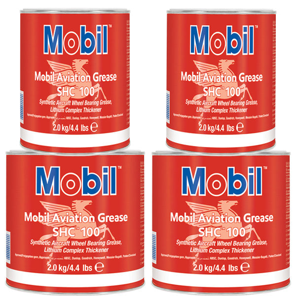 Exxon Mobil Grease SHC-100 4.4LB CAN Case OF 4