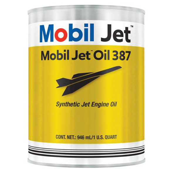 Exxon Mobil JET OIL 387 Case OF 24 QTS