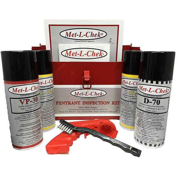 Met-L-Chek Penetrant 8Pk 16Oz Kit