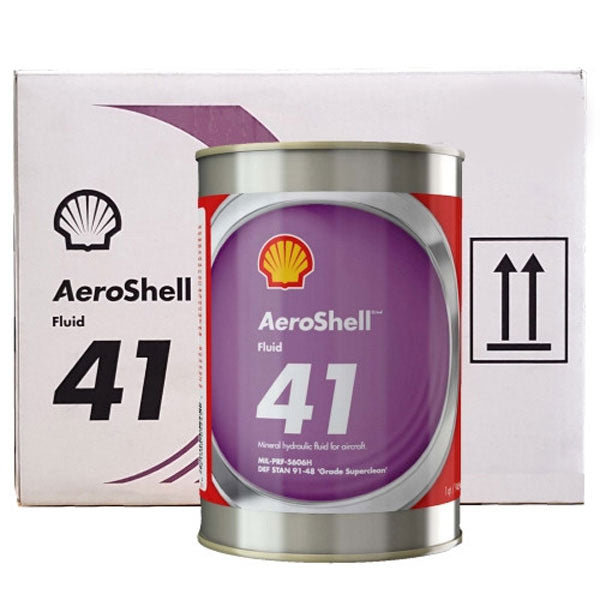 Aeroshell Hydraulic Fluid 41 MIL-PRF-5606J 6 Gallon Case