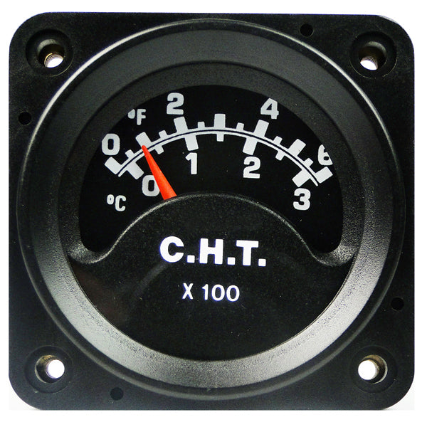 2 1/4 CHT Pyrometer Square KI