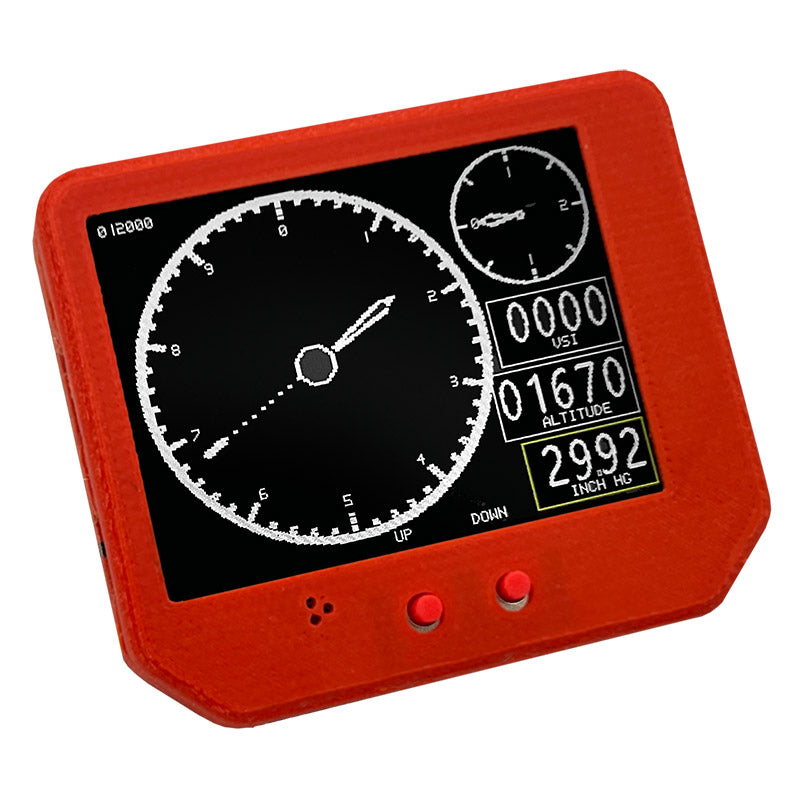 Radiant Safealt Portable Altimeter / VSI Combo Black Case