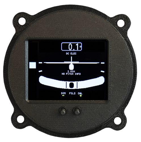 Radiant 3-1/8 Lightweight Digital Turn Coordinator With ASI Non-Tso RI-2025-15-TCC
