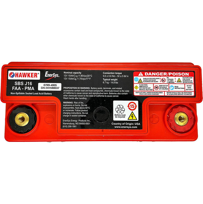 Powersafe Battery SbsJ16