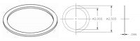 Wingtip Navigation Light Lens Cover Gasket