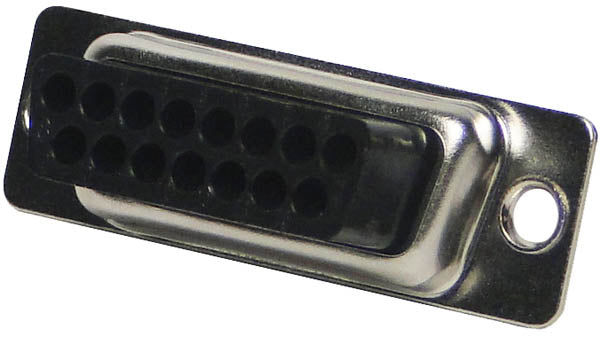 25 Pin Silver Female Sub-D Crimp Connector