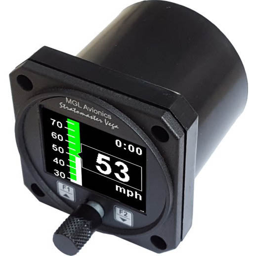 MGL Stratomaster Vega 2-1/4 Airspeed Indicator Color Indicator