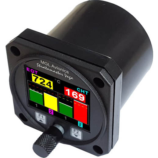 MGL Stratomaster Vega 2-1/4 4 Channel Temperature Display — eSHOP.AERO