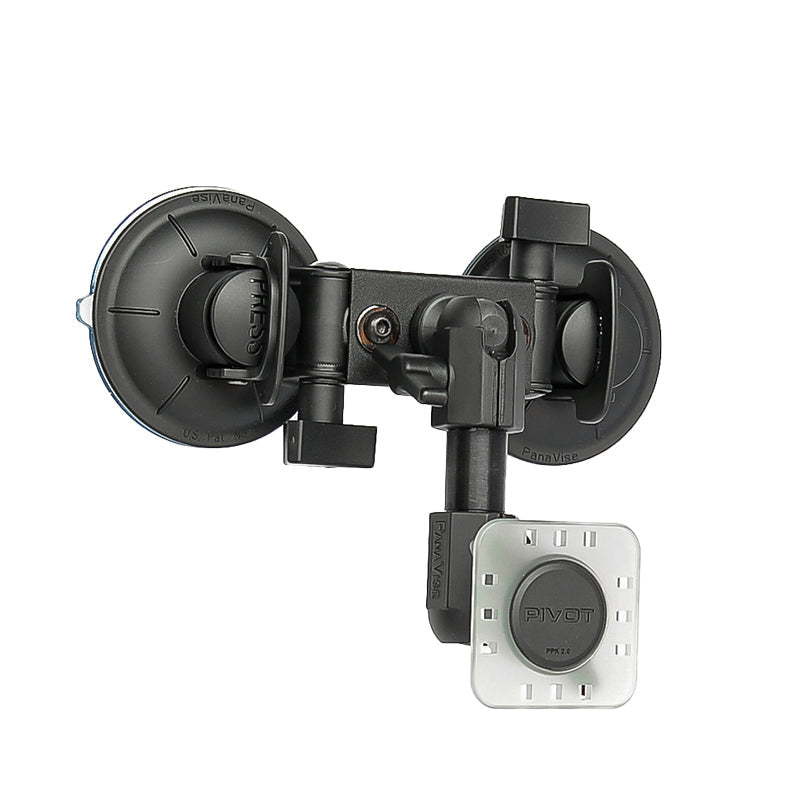 Flyboys Pivot Mount - Double Suction CUP - 22CM ARM
