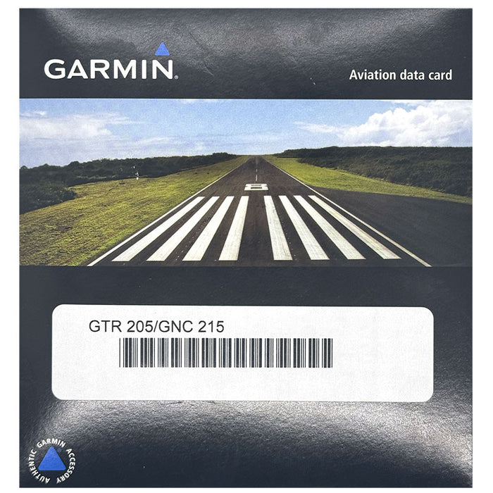 Garmin GTR 205 GNC 215 Nvis Enablement Card