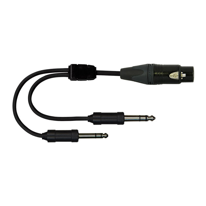 Uflymike - Aviation Adapters For Xlr-5 Headsets (2-Plug)