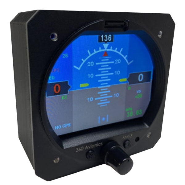 360 Avionics ELM300 Efis Flight Instrument (Pitot + Static + Gps)