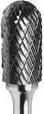 Carbide Cylindrical Ball Nose Burr 3/8