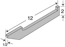 Bucking Bar 2-1/4 Lbs TP646