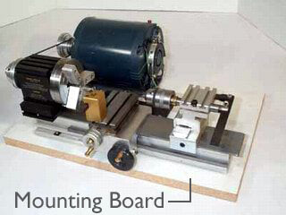 Micro Lathe Mounting Board