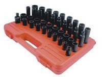Sunex 1/2 Metr Socket Set 39P