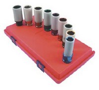 Sunex 9Pc Wheel Imp Socket Set