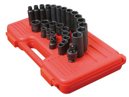 Sunex 3/8 Metr Imp Socket Set