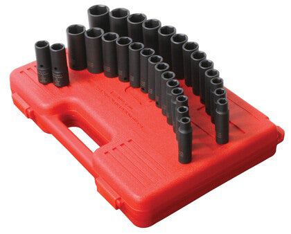 Sunex 1/2 Sae/Metr Socket Set