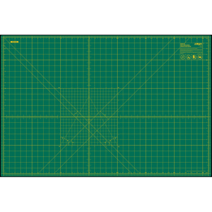 Olfa 35 x 70 Continuous Grid Double Sided Self Healing Rotary Mat