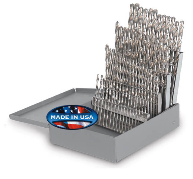 Drill Bit Set 1-60 HSS USA