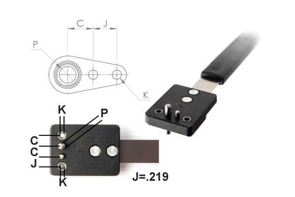 Single Mini Lug Plate Nut Drill Jig 1/4-28