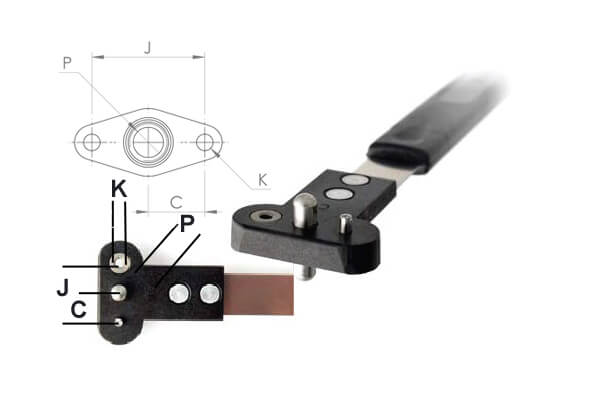 Two Lug Plate Nut Drill Jig 10-32