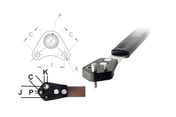Corner Lug Plate Nut Drill Jig 1/4-28