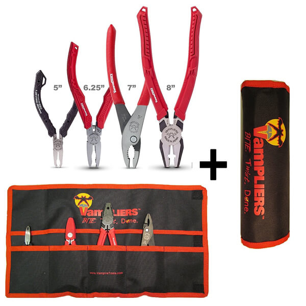 Vampliers 4-Pc Set S4Ap 5 Min 6.25 7 Small J 8 Pro & Pouch