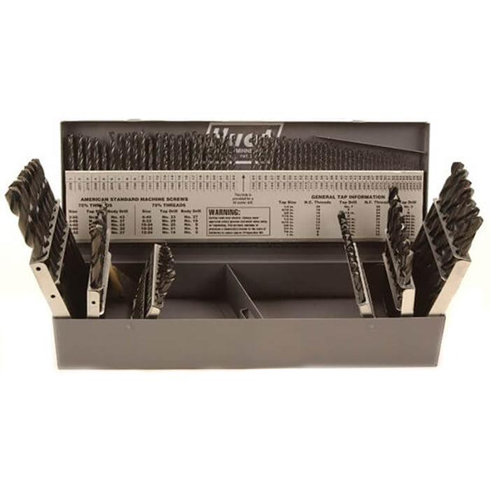 Drill Bit Combo HSS All Bits 115 Piece USA