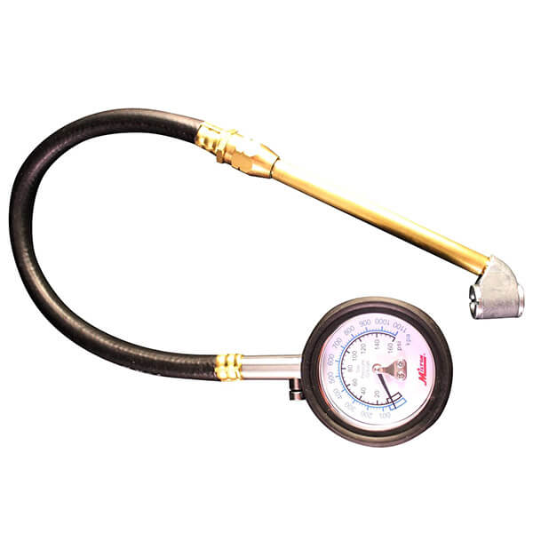 Milton Dual Head Chuck Dial Tire Gauge 0-160 PSI