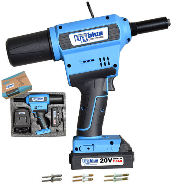 Blue Pneumatic Cordless Riveter BP-20Cr
