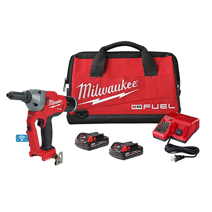 Milwaukee M18 Fuel 1/4 Blind Rivet Tool With One-Key Kit