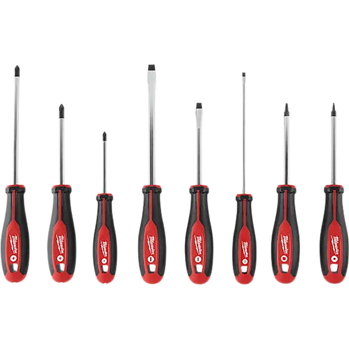 Milwaukee 8 Pc Screwdriver Kit With Square