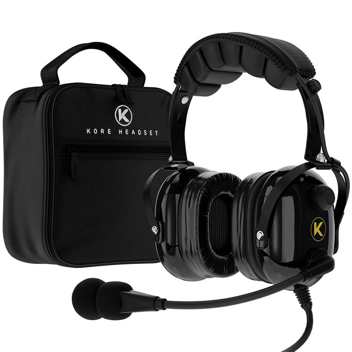 Kore Aviation KA-1 General Aviation Headset With Headset BAG