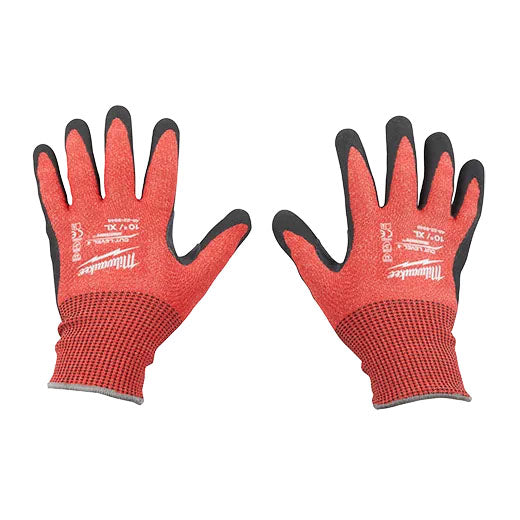 Milwaukee CUT Level 4 Nitrile Dipped Gloves Large