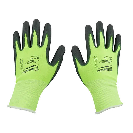 Milwaukee Polyurethane Dipped Gloves CUT Level 1 Small