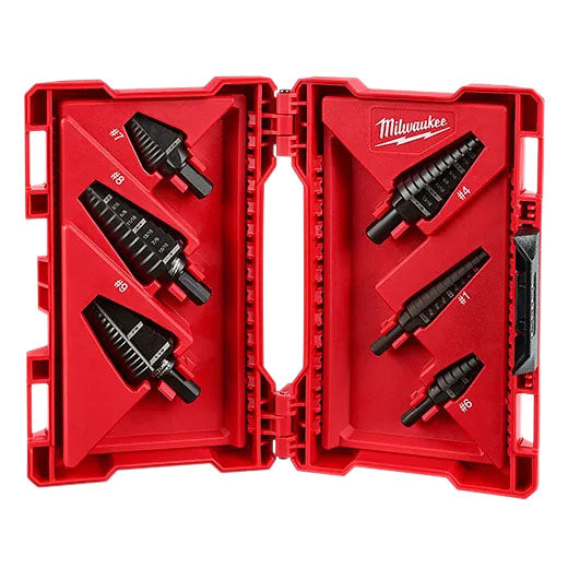 Milwaukee Step Drill Bit Set - 6Pc