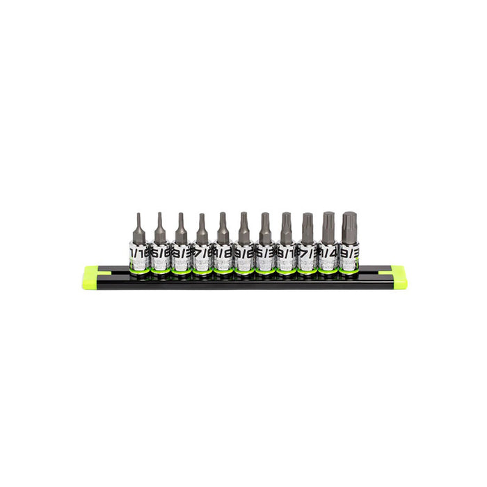 Grip Edge Tools - 11-Pc 1/4 Drive Short SAE Hex Driver Set