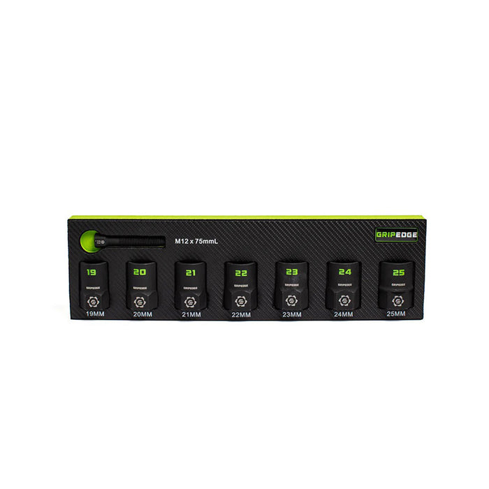 Grip Edge Tools - 7-Pc 1/2 Drive Metric Socket Extractor Set