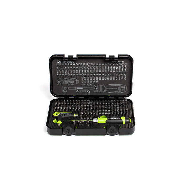 Grip Edge Tools - 132-Pc Multi-Bit & Driver Set