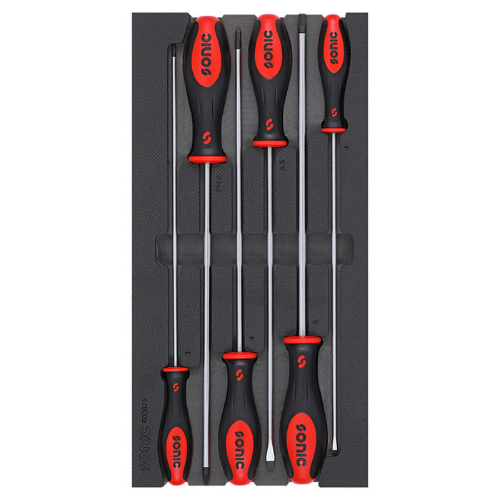 Sonic Tools - Long Screwdriver Set 6Pcs. S SFS