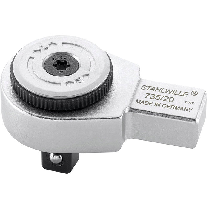 Stahlwille Fine-Tooth Ratchet Insert Adapter - Size 40HD - 14 X 18 MM 3/4 Drive 650 N7M