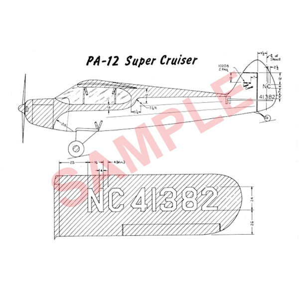 Piper PA12 Paint Scheme